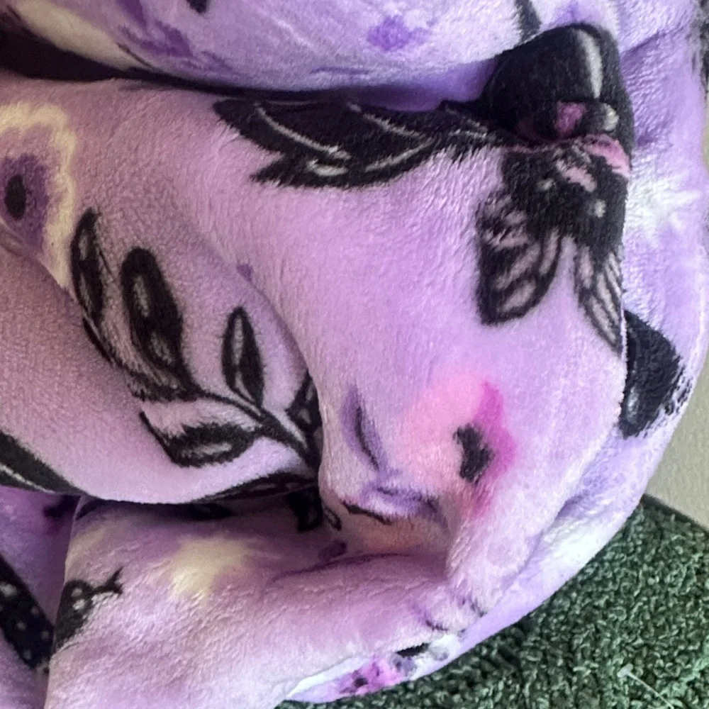 Envogue Halloween Throw Purple Snake 🐍 Serpent Bat 🦇 Spider 🕷️ Moon 🌙 NEW!